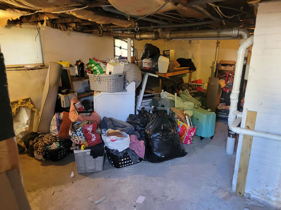 Garage full of old junk